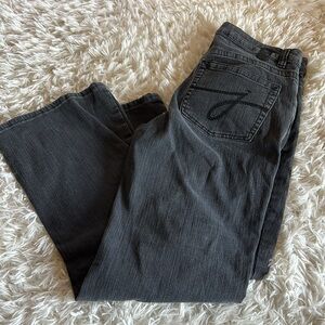 Jag Jeans gray stretch denim classic 5 pocket straight leg jeans size 12